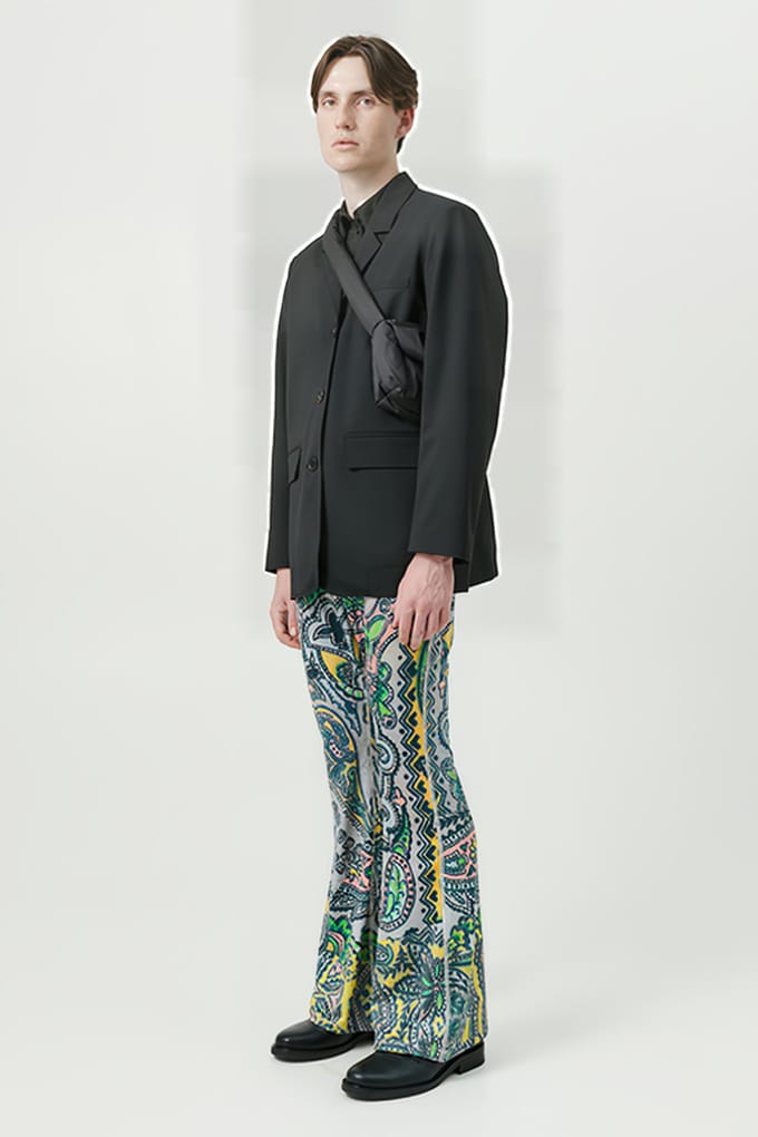 Soulland Haven Pants Multi Aop Taglia: S/M | Pantaloni Outlet | Unisex