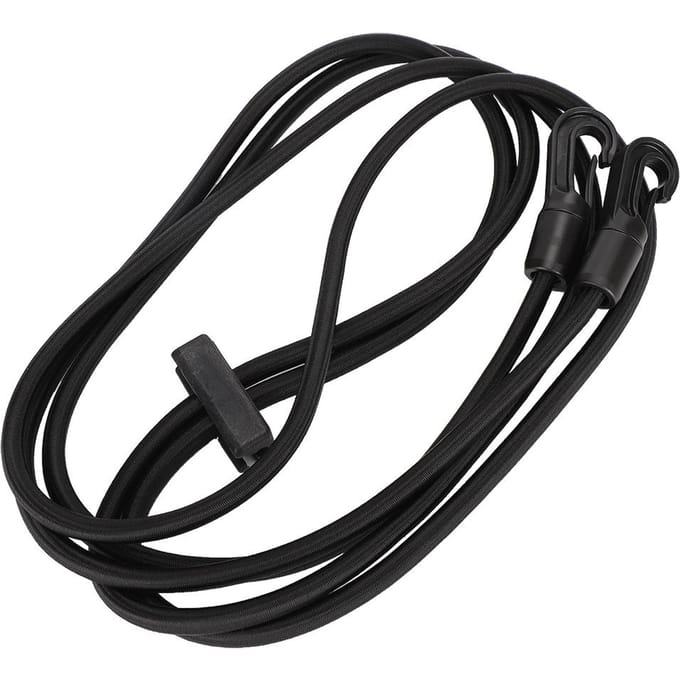 Corde en Nylon Élastique Étireur de Cou de Cheval Sangle de Bride Corde de Traction Fournitures Équestres black