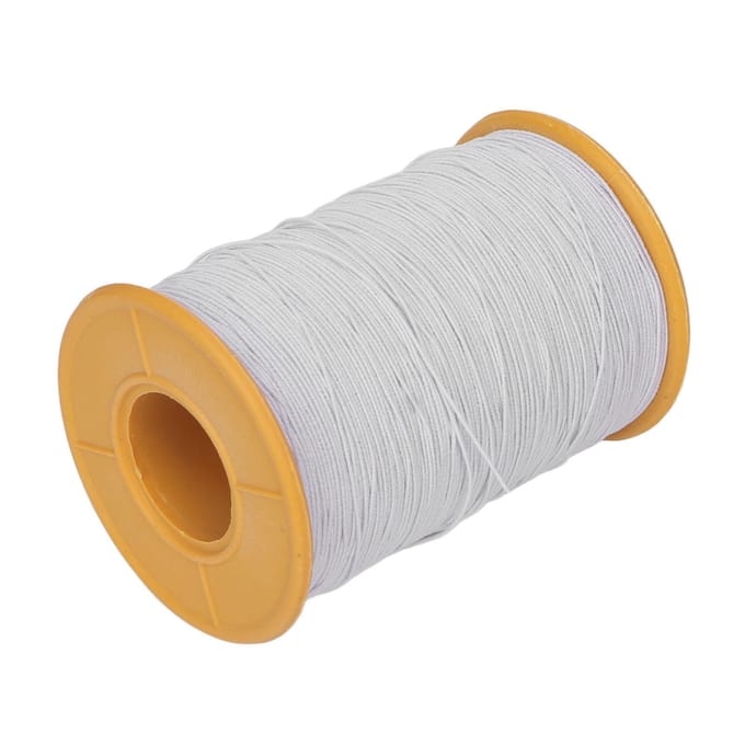 0,5 mm Wit Elastisch Koord Knipbaar Doe-het-zelf Handwerk Armband Koord Elastisch Koord voor Sieraden Knutselen white