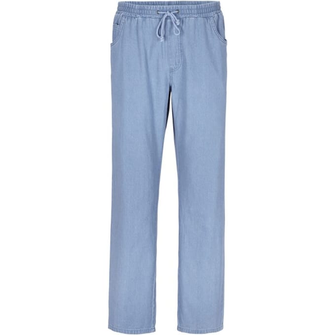 Jan Vanderstorm herren Jeans Met Elastische Band - 62 - lichtblauw - Plus Size