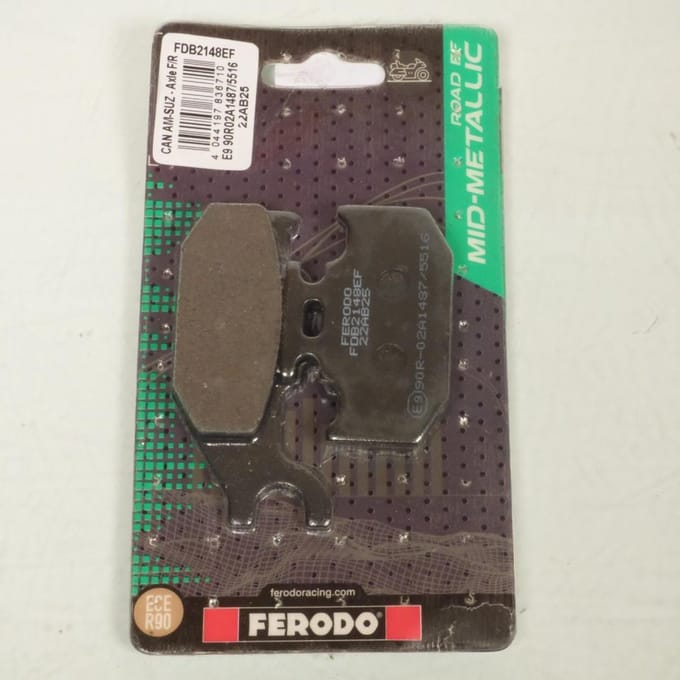 Ferodo remblok voor Quad Bombardier 400 OUTLANDER MAX HO 2004 FRONT / REAR Gloednieuw
