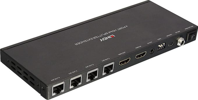 Lindy Cat.6 HDMI & IR Splitter Extender with Loop Out