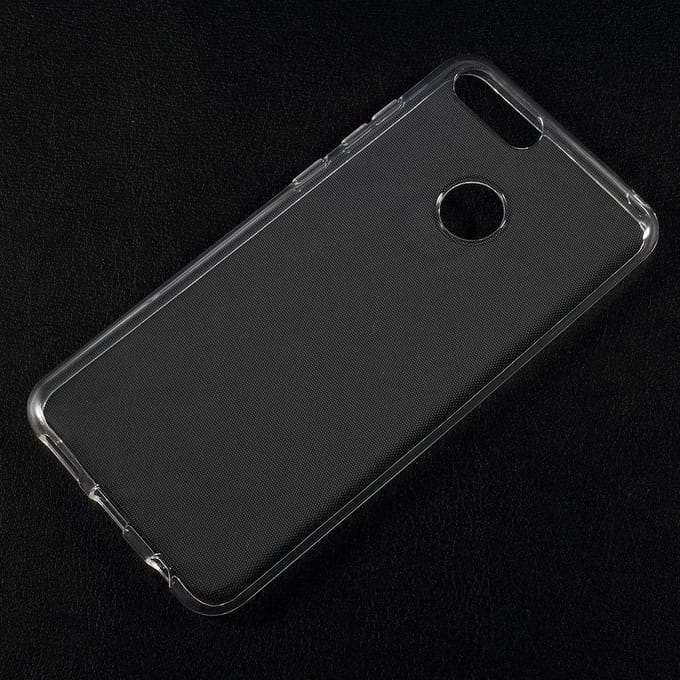 Shop4 - Honor 7X Hoesje - Zachte Back Case Transparant