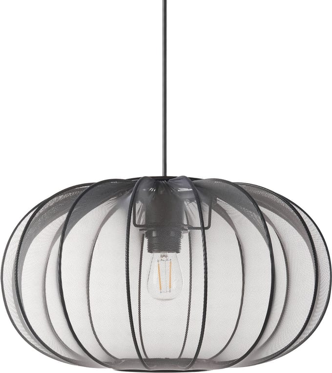 TOCUYO - Hanglamp - Zwart - Nylon
