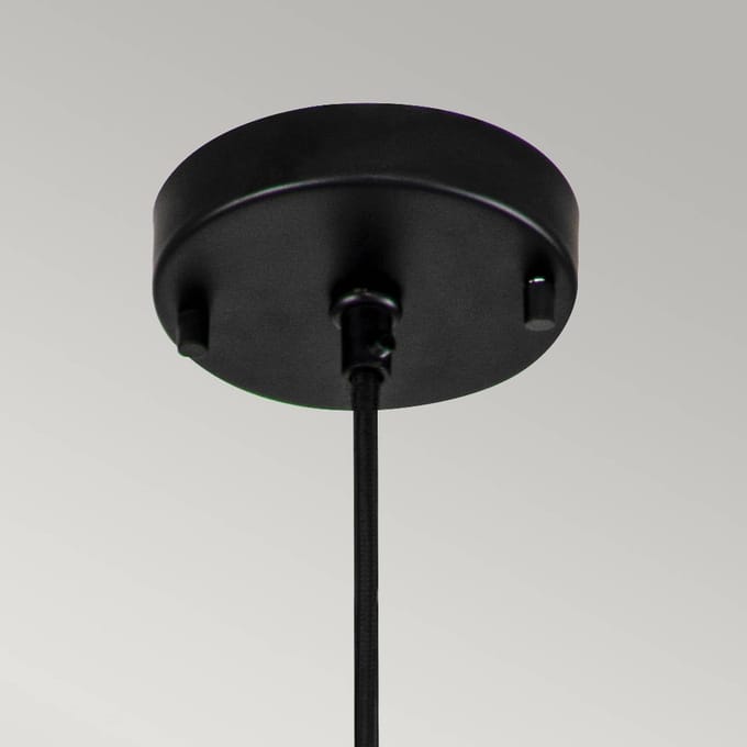 Elstead Lighting LED Hanglamp Etoile | 1X E27 Max 60W | Dimbaar | Matte Black and Gold Leaf