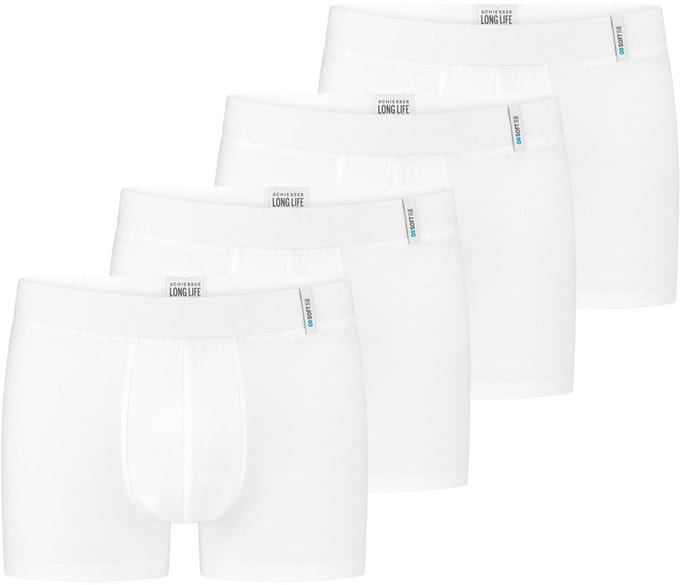 Schiesser Heren retro short / pant 4 pack Long Life Soft