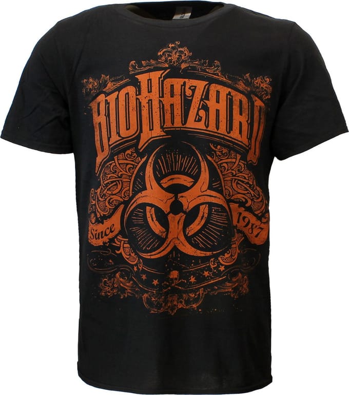 Biohazard Since 1987 T-Shirt - Officiële Merchandise - S