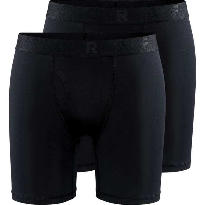 CRAFT ACTIVE BOXER 6-INCH 2-PACK Heren Sportonderbroek - Zwart