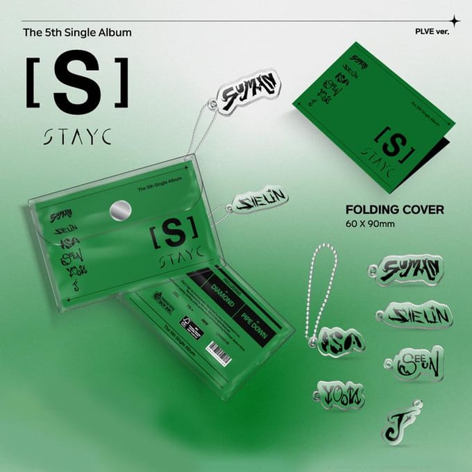 STAYC - 5e Single [S] (PLVE Ver.) 1pcs black