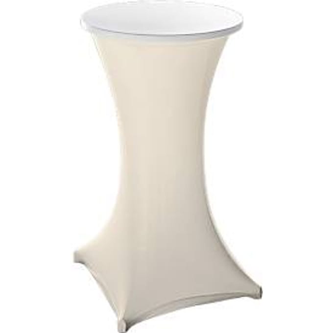 Hoes voor statafel, ø 700 mm, champagne-ecru