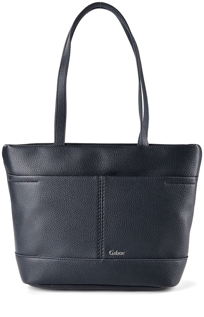 Gabor schoudertas Lenea Zip Shopper Dark Blue donkerblauw