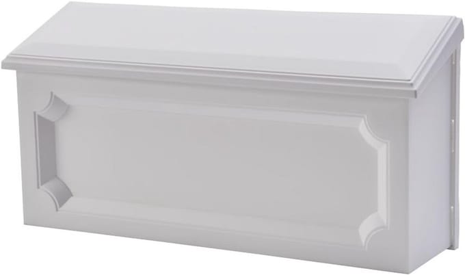 Wandbrievenbus Wit Polypropyleen Klassiek Model Geschikt voor Brieven en Tijdschriften