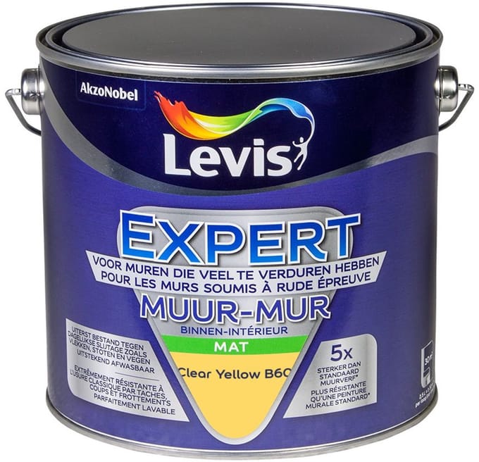 Levis - Expert Muur Binnen Mix - Clear Yellow B60 - Mengverf - 2,5 L