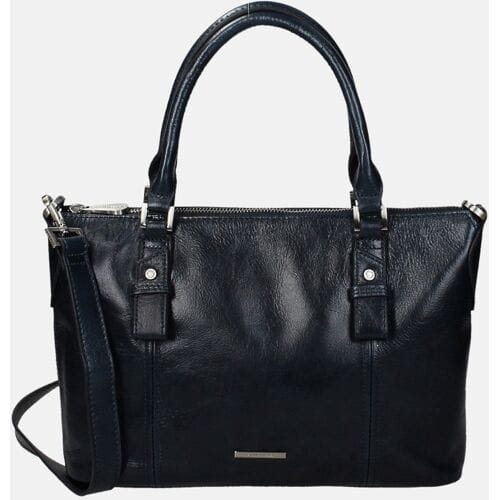 Claudio Ferrici Pelle Vecchia Handtas Tote Navy