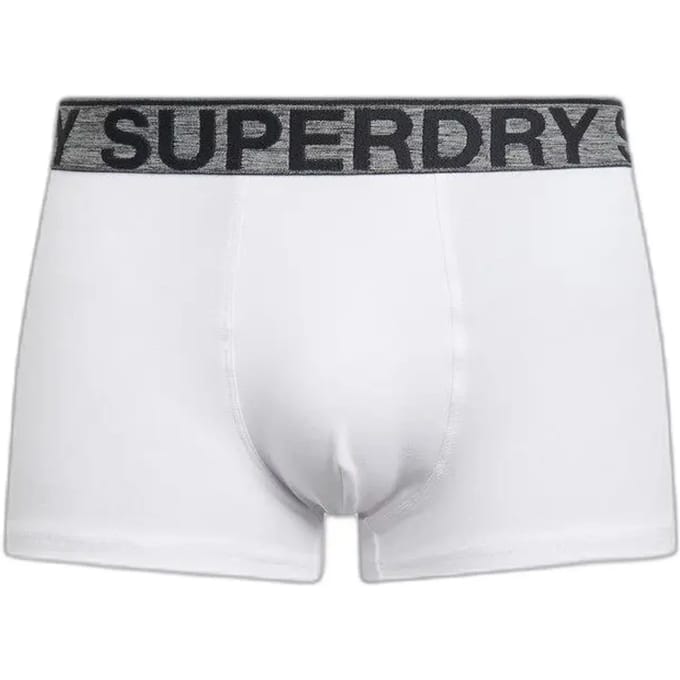 Superdry M3110475a Trunk Boxers 3 Eenheden Wit XL Man