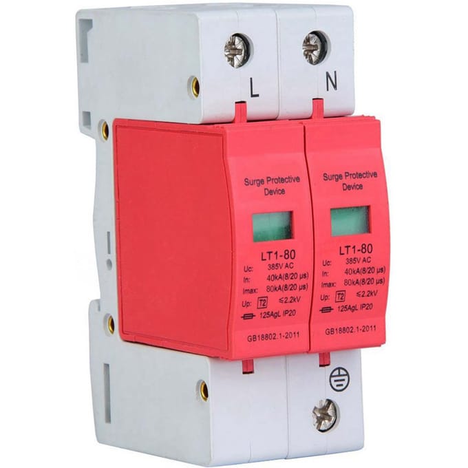 Overspanningsbeveiliging Telefoon Donder Tele Protector Laagspanningsbeveiliging (2P80KA)