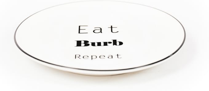 Housevitamin bord Eat Burb Repeat
