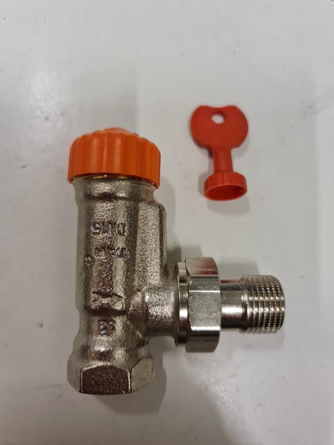 IMI Hydronic HEIMEIER thermostatisch ventiel A-exact hoek DN15 1/2'' 3911-02.000