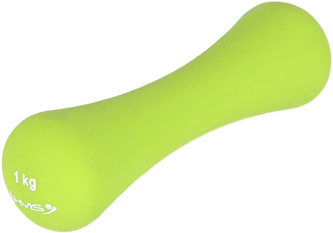 HMS Gietijzeren Dumbbell met Neopreen Coating - 1 kg