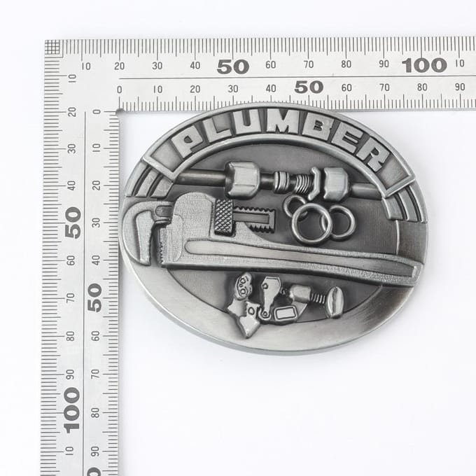 Loodgieters Riemgesp Pijpsleutel 3,8 cm Breedte gray