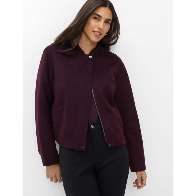 Brax Dames Jas  Style HAZEL blackberry violet, donkerpaars, maat 38