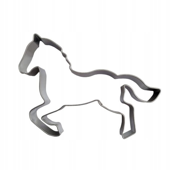 Koekjesvorm - Galopperend Paard 8,7 cm - Metaal