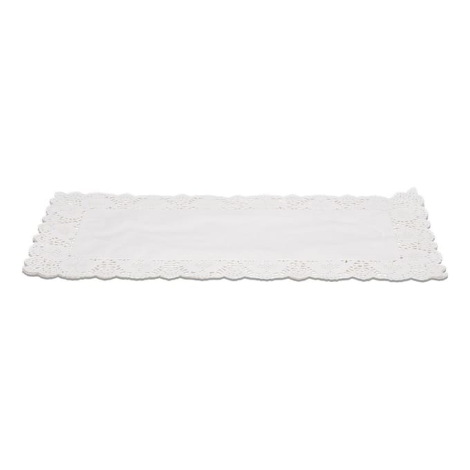 Patisse Papieren Taartranden 40x20 cm 6 Stuks Wit