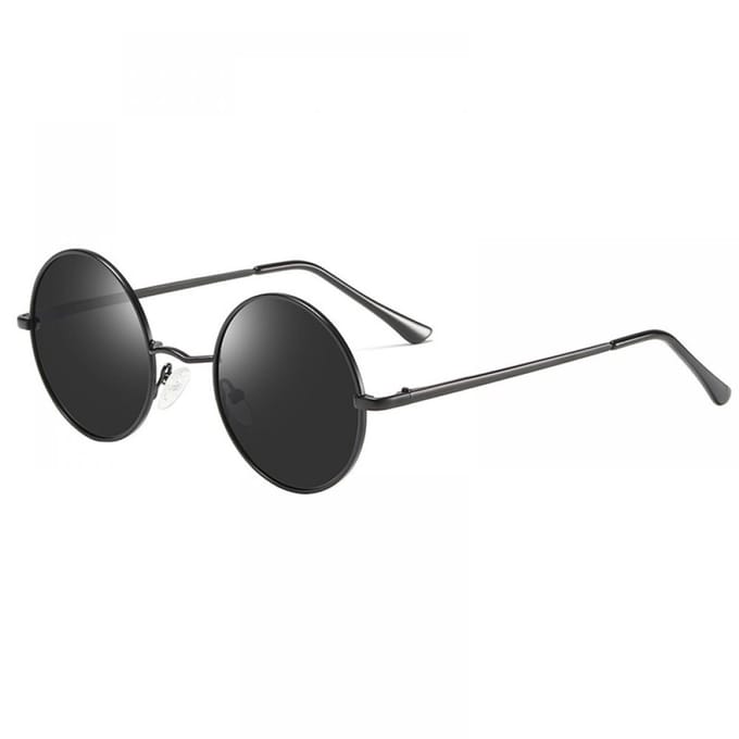ronde zonnebril - gepolariseerd - unisex - zilver