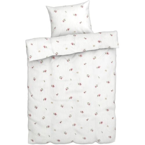 LIVARNO Baby dekbedovertrek 60 x 120 cm (wit)