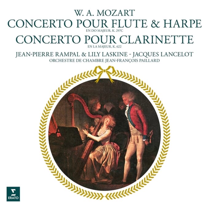 W.A. Mozart: Concerto Pour Flute & Harpe/Concerto Pour Clarinette