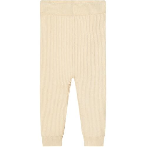 LUPILU Gebreide baby broek (Beige, 62-68)
