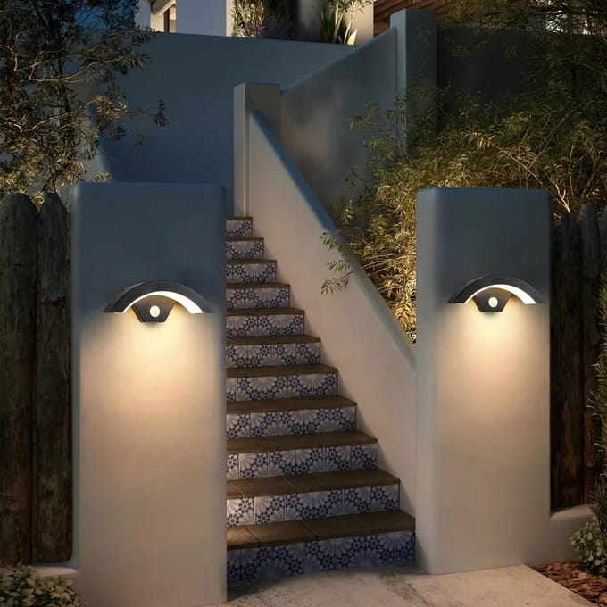 Buitenlamp met Beweginssensor - Buitenverlichting met Sensor - Gevellamp
