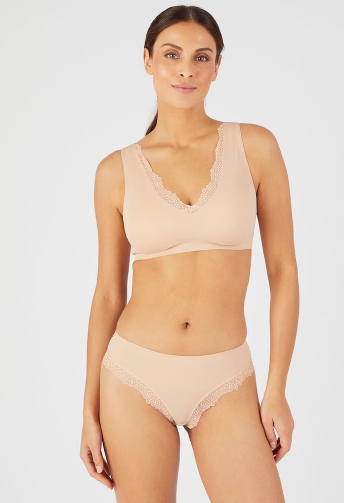 Damart - Onzichtbare midislip - Dames - Beige - 46/48