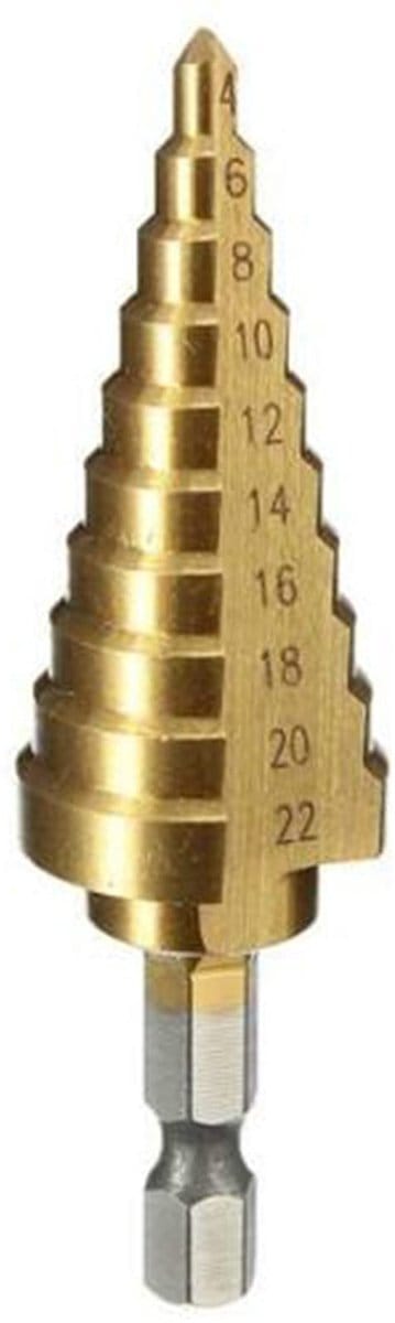 Dailygoods - High-speed Stap Kegel Boor Bit 4-22 mm