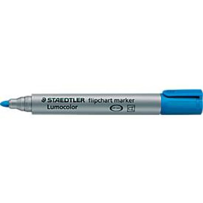 STAEDTLER flipchartmarker Lumocolor blauw, 2 mm, ronde punt