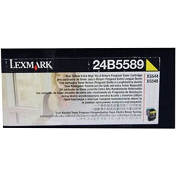 Lexmark 24B5589 toner cartridge geel (origineel)
