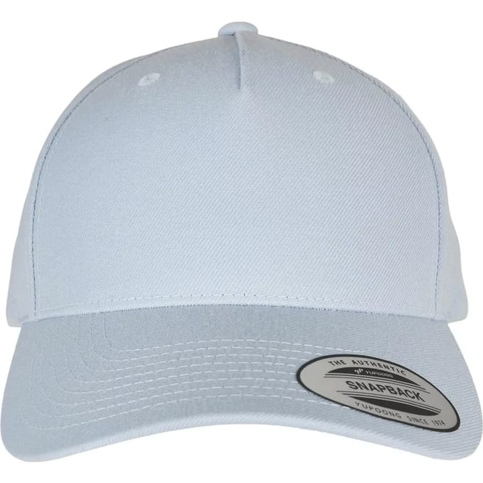 Urban Classics - YP CLASSICS 5PANEL PREMIUM CURVED VISOR Snapback Pet - Pastelblauw
