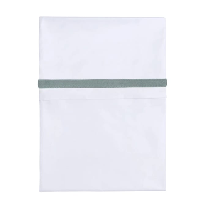 Baby's Only Wieglaken geweven bies - Zeegroen/Wit - 80x100 cm - 100% egyptisch katoen