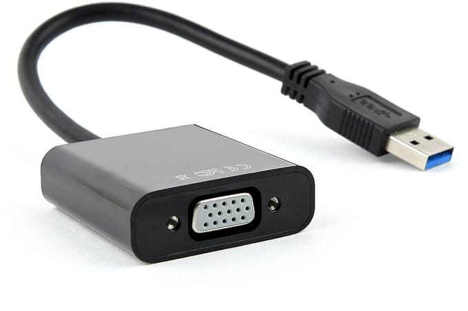 Coretek USB3.0 naar VGA adapter - 0.15 meter