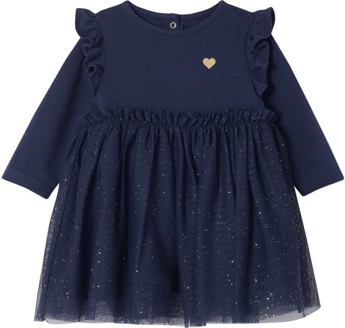 Vertbaudet Kerstjurk babymeisjes rok tule met pailletten