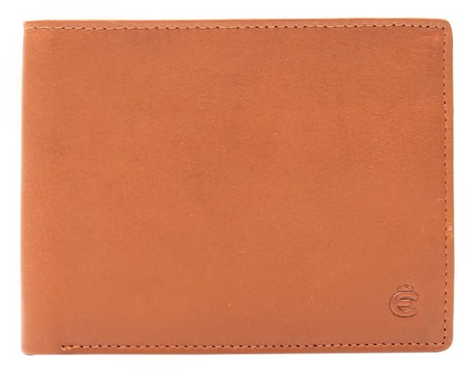 Esquire portemonnee Madrid Wallet Cognac bruine