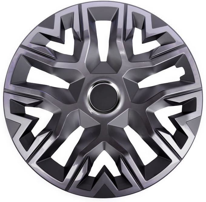 NRM Perfecto 15'' universele wieldoppen grafiet gelakt 4 stuks