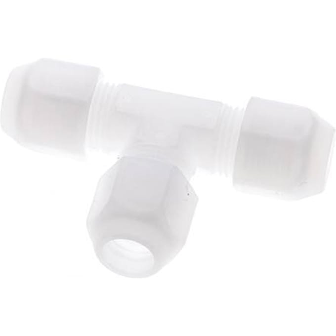 10x12 mm PP T-Vorm Tee Slang Fitting 10bar/145psi