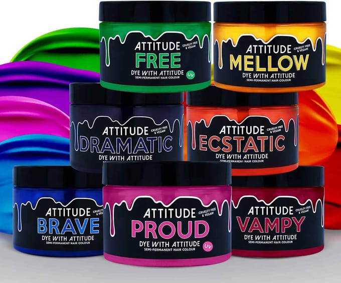 Attitude Hair Dye - OVER THE RAINBOW Semi permanente haarverf kit - Regenboog