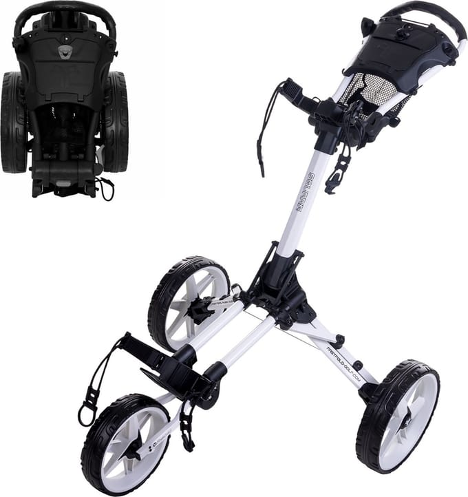Fastfold Square Trolley - Golfkar - Wit