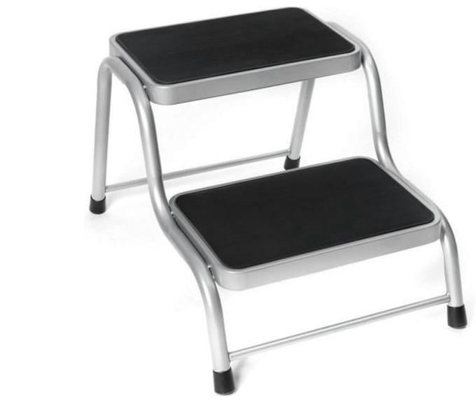 Camper Caravantrap 2 antislip treden, 150 kg draagvermogen metaal