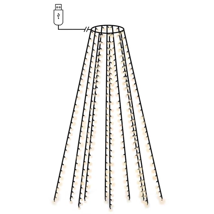 vidaXL Kerstboomverlichting met 150 LED's net 150 cm