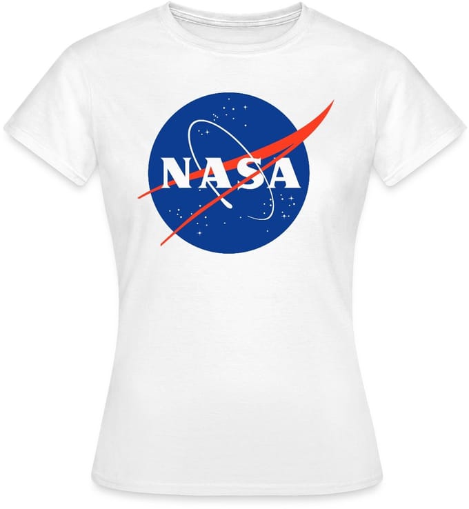 NASA klassiek logo T-Shirt Dames