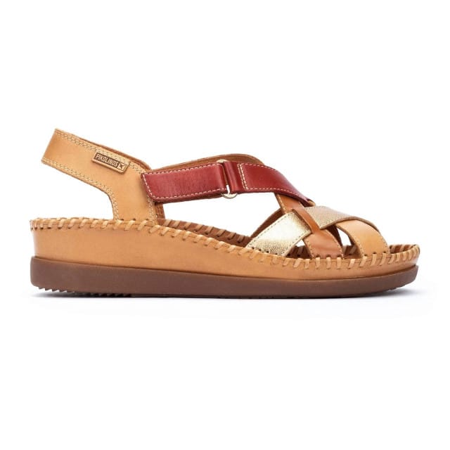 Pikolinos Sandaal Cadaques W8K-0741C2 Almond Bruin Combi