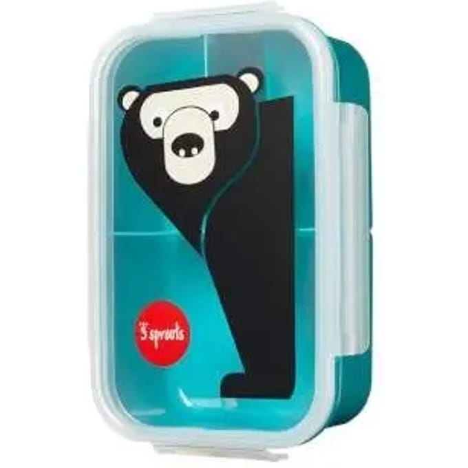 3 Sprouts - Bento Box - Teal Bear